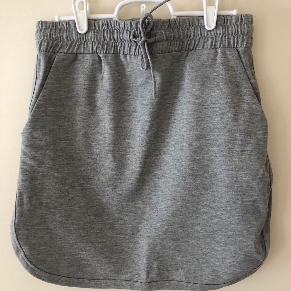 Stretch sweat skirt